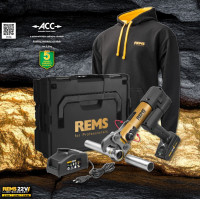 REMS Akku-Press E 22V ACC akkumulátoros présgép REMS Akku-Press E 22V ACC akkumulátoros présgép